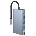 Sept dans un PD87W Multi USB Adapter Hub