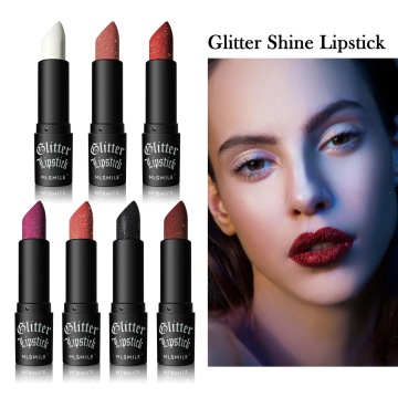 Hot Multi-Reflective Glitter Pearl Pigments Shimmers Satin Metallic Glitter Lipstick