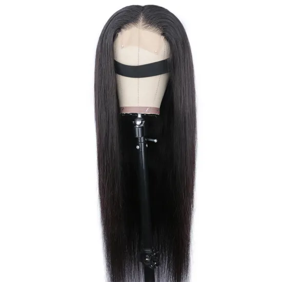 Human Hair Wig With Front lace Straight Wig With black women 30 32 inch Lace Front 4x4 Lace Closure Wig indian hair