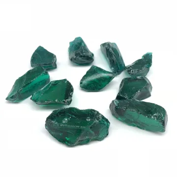 Wholesale Colorful Recycled Glass Stained Glass Blocks for Garden Decor