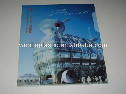 Custom plastic file folder/pp file folder/a4 size file folder