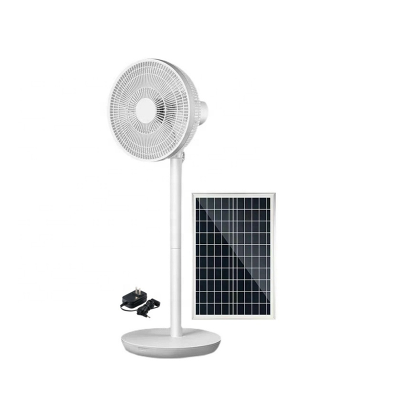 Ventilateur solaire rechargeable 16/14 pouces 12v ventilateur sur pied