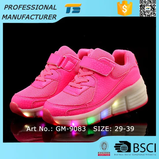 Alibaba Blue Rolling Led Flash Shoe Roller Shoes For Kids