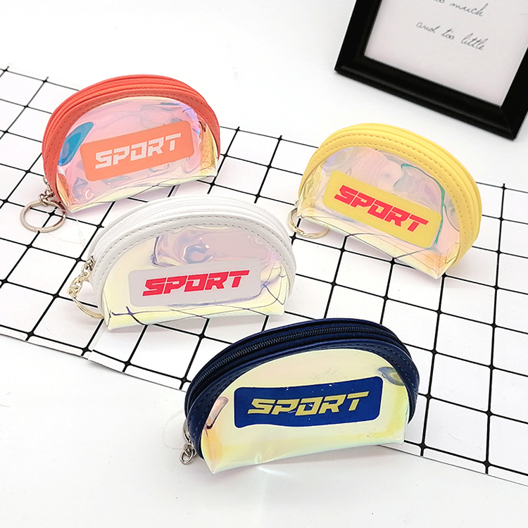 Porta-moedas de TPU laser estilo esporte