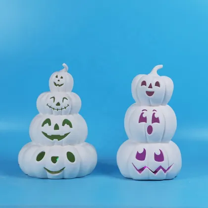 Life Size Animated Pumpkin Carving Kit for Halloween Props and Ceramic Pumpkins