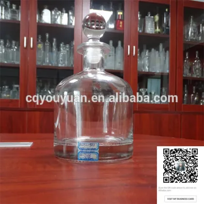 500ML Round Super Cognac Bottle Empty Ciroc Bottles