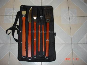 5-pc BBQ tools