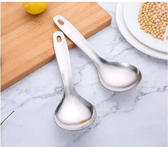 Tableware Stainless Steel Radian Deepens Rice Spoon