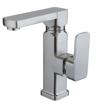 China Wholesale Single Handle Ceramic Zinc Basin Faucet