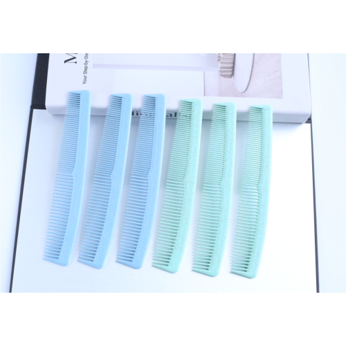 Blue hotel bathroom disposable plastic hair combs