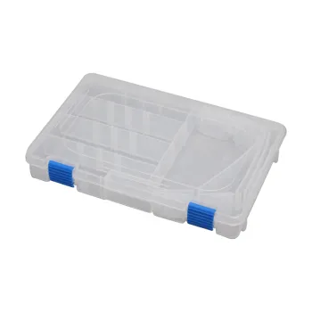 FJORD 5 Compartment Transparent Fishing Lure Storage Case - 40 PCS