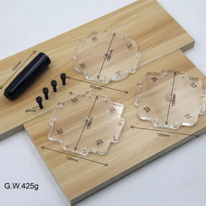 3pcs/set Router Radius Templates