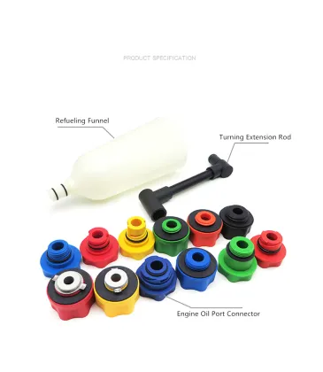 15 Pcs Engine Oil Filler Set: Oil Change Tool with Funnel