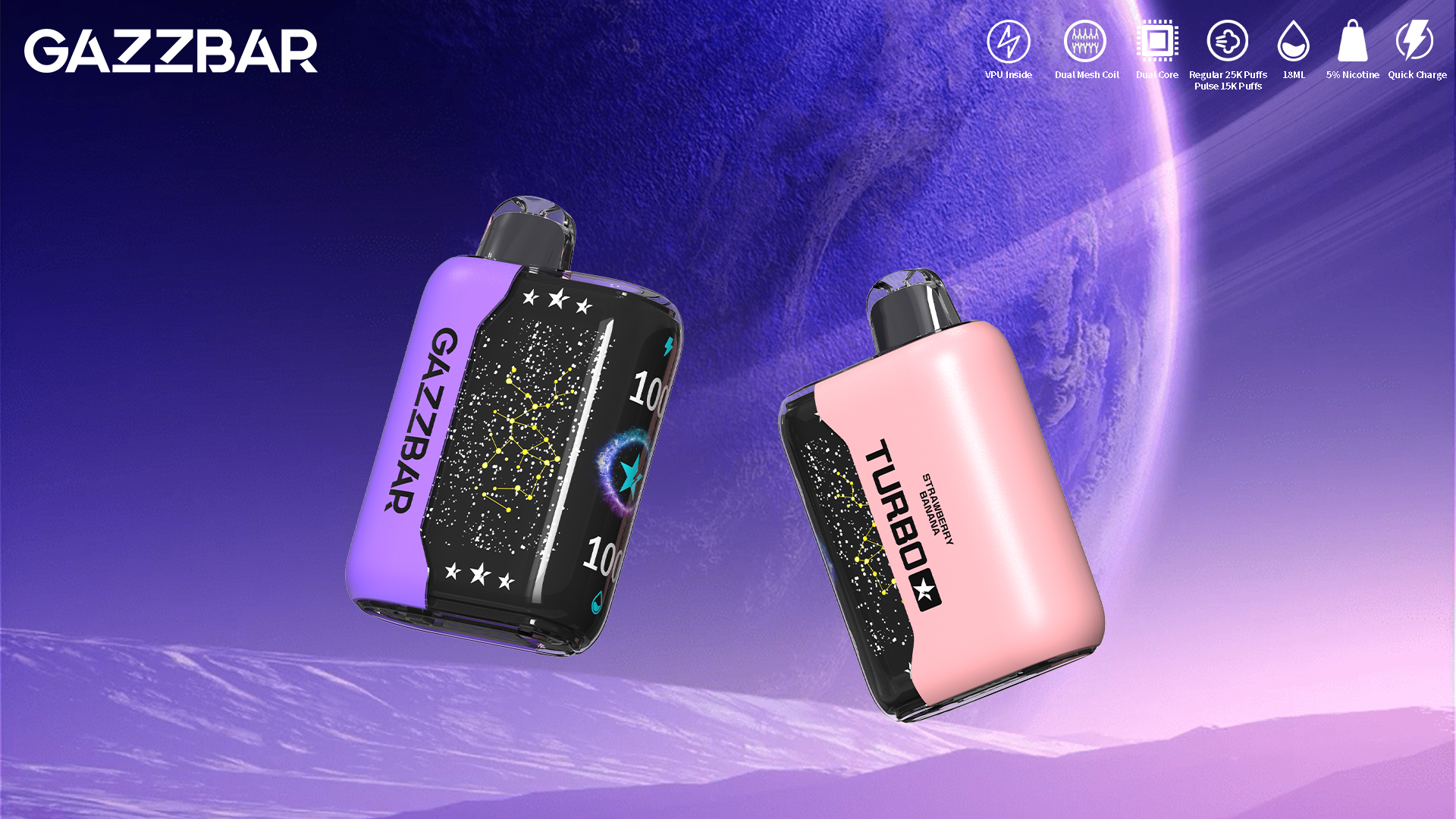GAZZBAR TURBO 30K Puffs GAZZBAR TURBO 30K Puffs