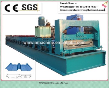 cheap price joint-hidden roofing sheet roll forming machine