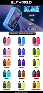 Elfworld BK 50000 Puff Disposable Vape Bulk Buy