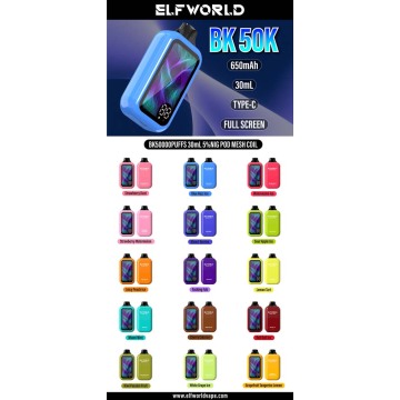 Elfworld BK 50000 Puff Pukal Vape Pukal Beli