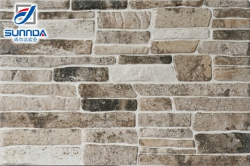Vintage style Non slip rustic brick exterior ceramic Glaze Digital wall tiles ,grey marble look clinker tile in China 333x500mm
