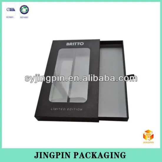 exquisite pvc window decoration lid cardboard box
