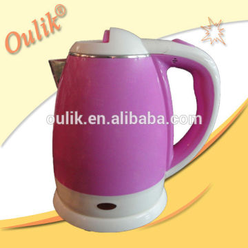 2014 Hot Sale pink Food-grade Plastic Electric Kettle
