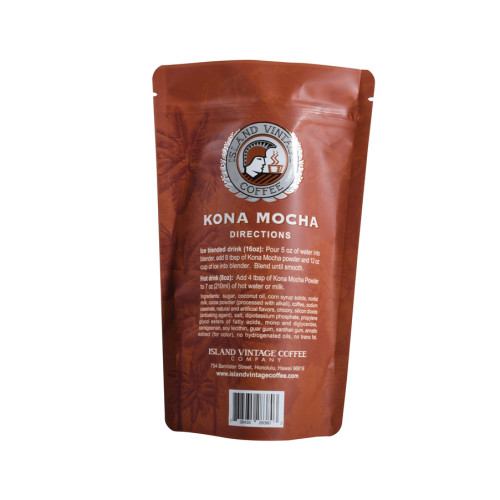Coated Specialty Mylar Coffee Bags With Digital Printing