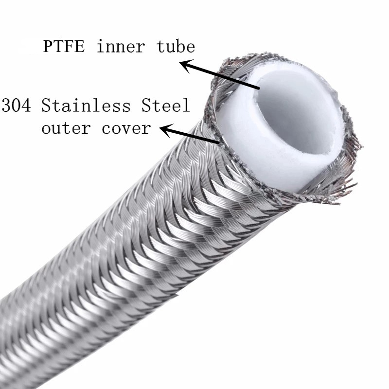 रेसिंग ब्रेक क्लच के लिए 3/8 इंच PTFE नली SAE100 R14