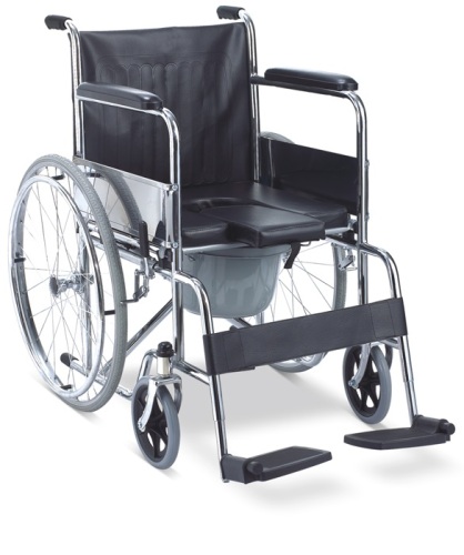 Fauteuil roulant pliable pour handicapés et patients