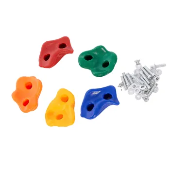 20 Piece DIY Rock Climbing Holds for Indoor/Outdoor Walls