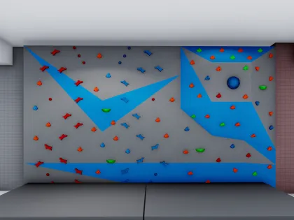 Indoor Entertainment Climbing Wall Amusement Park Equipment