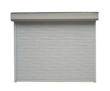 Double aluminum alloy rolling shutter door