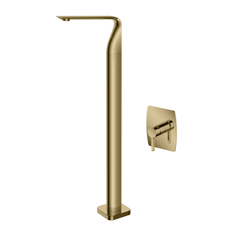 Gold Freestanding Bath Taps