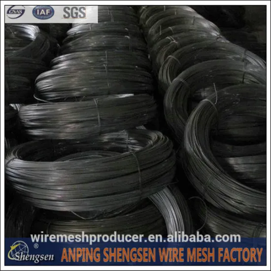 Anping China factory 18 gauge black annealed wire soft annealed iron wire 18 gauge tie wire with low price