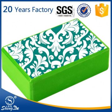 2017 high quality gymnastics heated light weight foam yoga brick in bulk