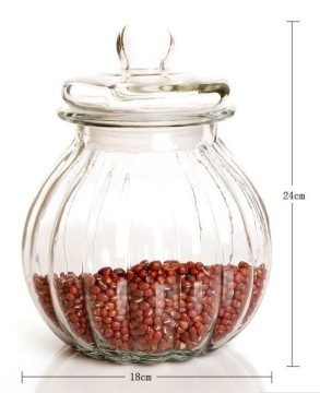 food grade storage jar with lid