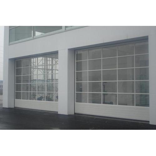 Transparente sekuliere Acryl slide Garage Door