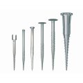 Q235 steel hot dipp galvanized helix ground screw