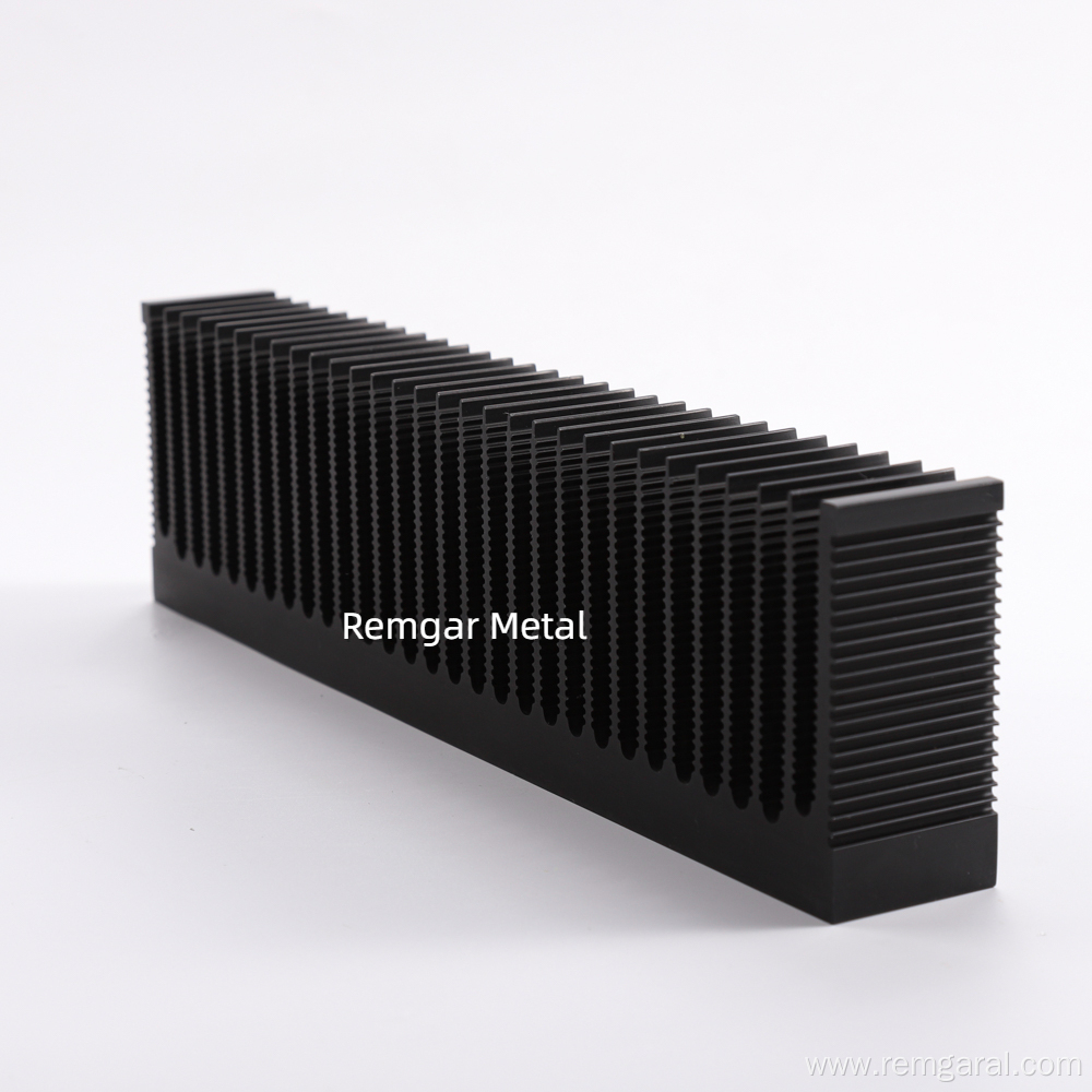 customized extrusion aluminum high power igbt heat sink