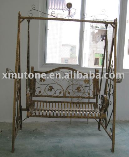 Iron swing chair
