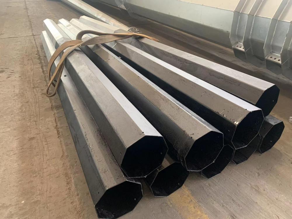 ອຸດສາຫະກໍາ Galvanized Round Steel Transmission Poles ຫຼັກຖານສະແດງການລະເບີດ
