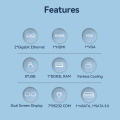 Intel DDR3L 3LAN 7COM Industrial Fanless PC