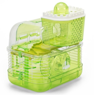 734 Pet Cage Manufacturer with Convolute Ladder and Fancy Fort Penthouses for Indoor Hamster Castles