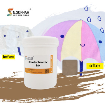 Factory Price Solar Change Color Photochromic Ink for Screen Printing