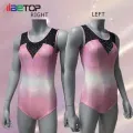 Gradiente spandex sem mangas de ginástica de ginástica para mulheres
