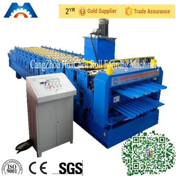 US market metal roofing sheet double layer roll forming machine