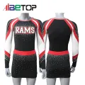 Uniforme de torcida vermelha personalizada