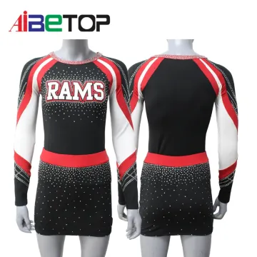 Uniforme de torcida vermelha personalizada