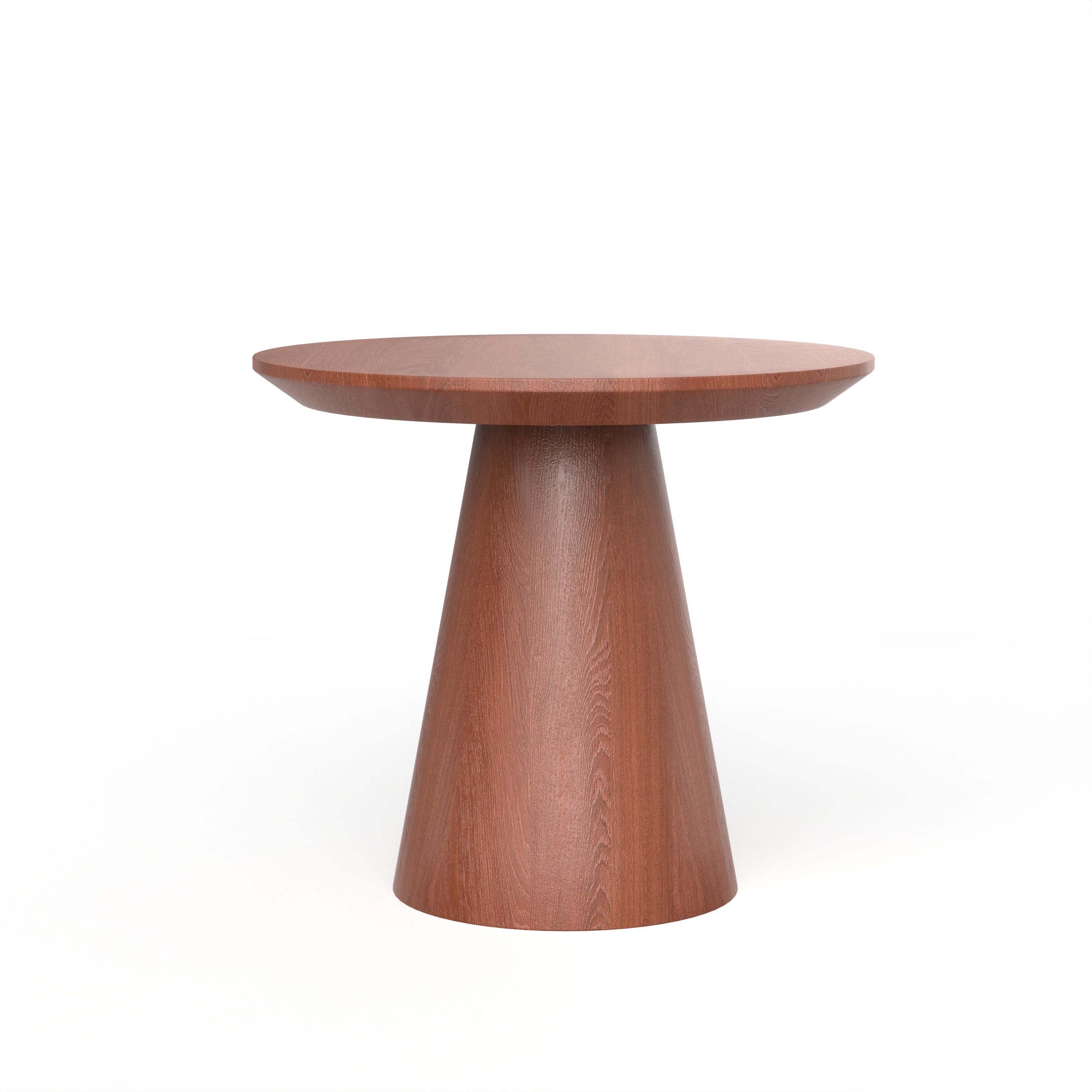 round wooden end table