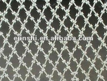 razor wire fence