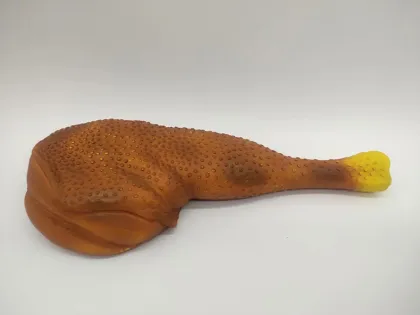 Chicken Leg Latex Chew Toy for Puppies
