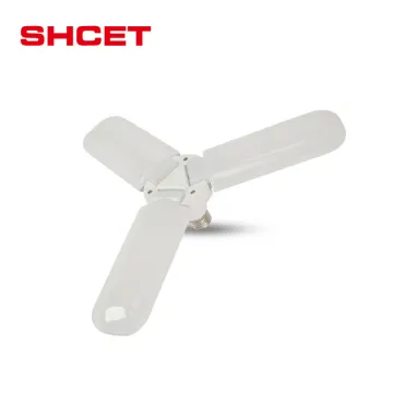 Super Bright Foldable LED Fan Blade Bulb Light - 20W to 60W, 6000LM, E27 Base